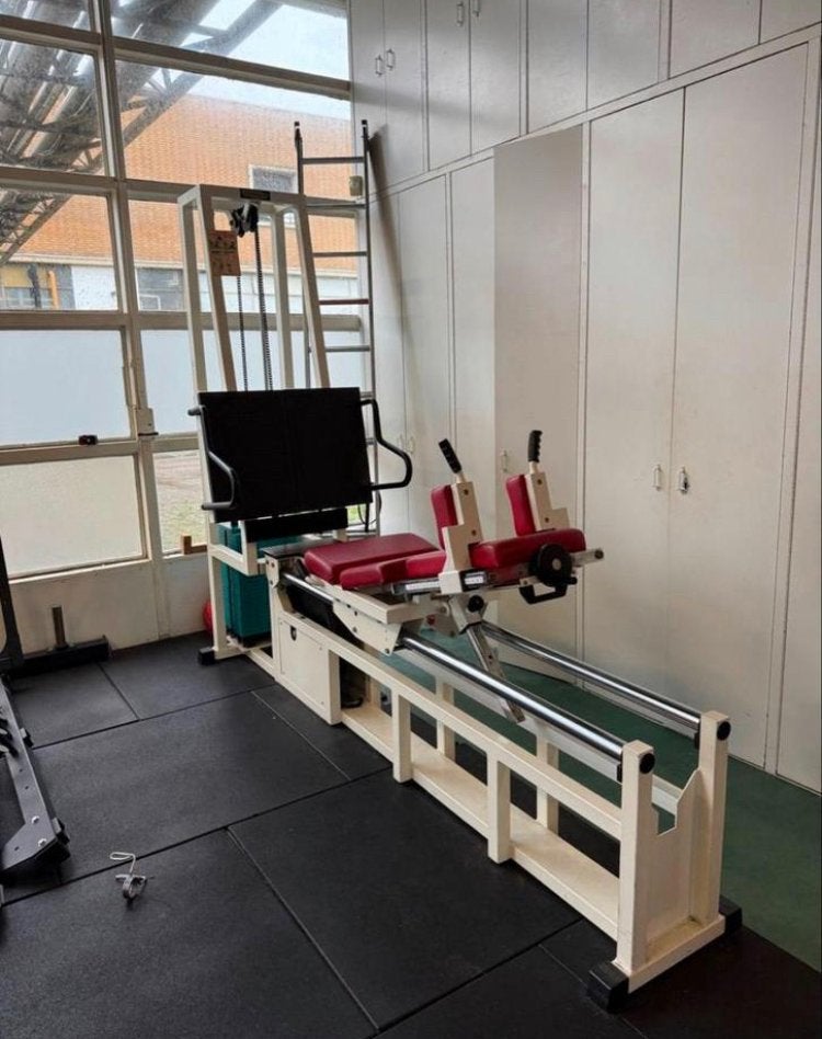 Technogym Beinpresse / Legpress / Hackensmidt / 400 KG, Sport en Fitness, Ophalen, Gebruikt, Benen, Overige typen