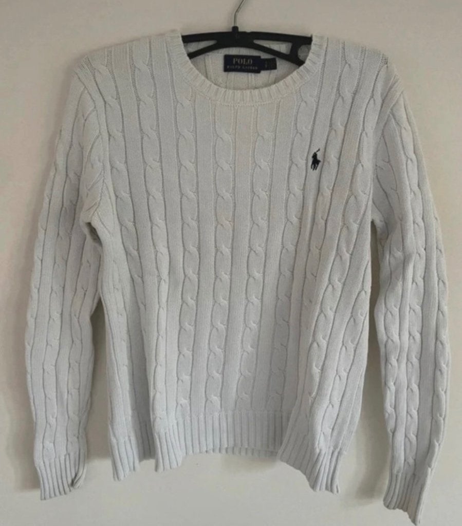 Ralph Lauren trui, Wit, Ophalen of Verzenden, Ralph Lauren, Maat 36 (S)