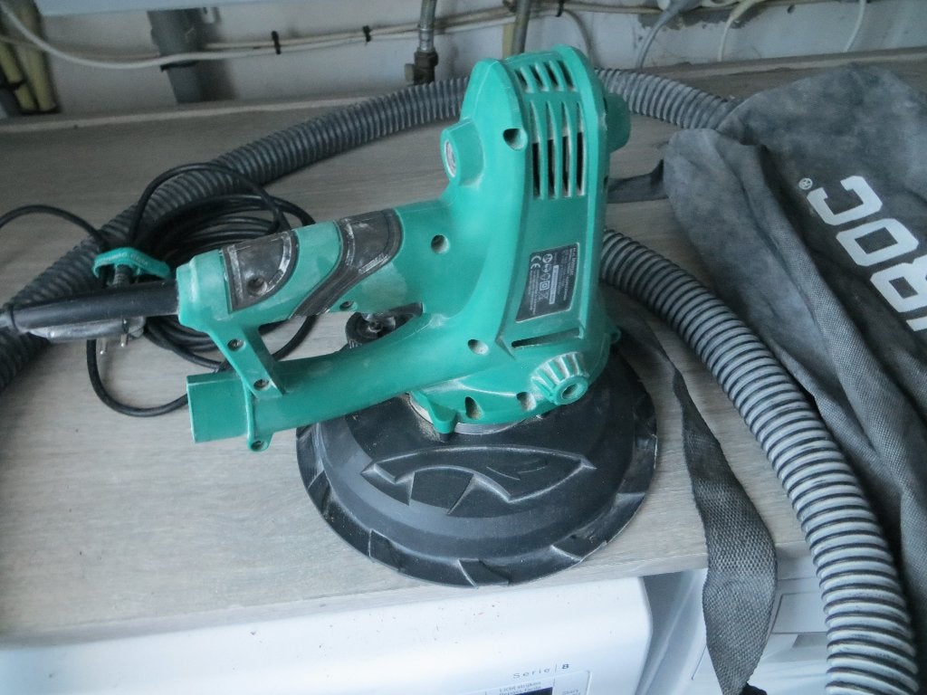VONROC Excentrische Schuurmachine – 750W – Ø180MM, Ophalen, Zo goed als nieuw, 600 tot 1200 watt, Excentrische schuurmachine