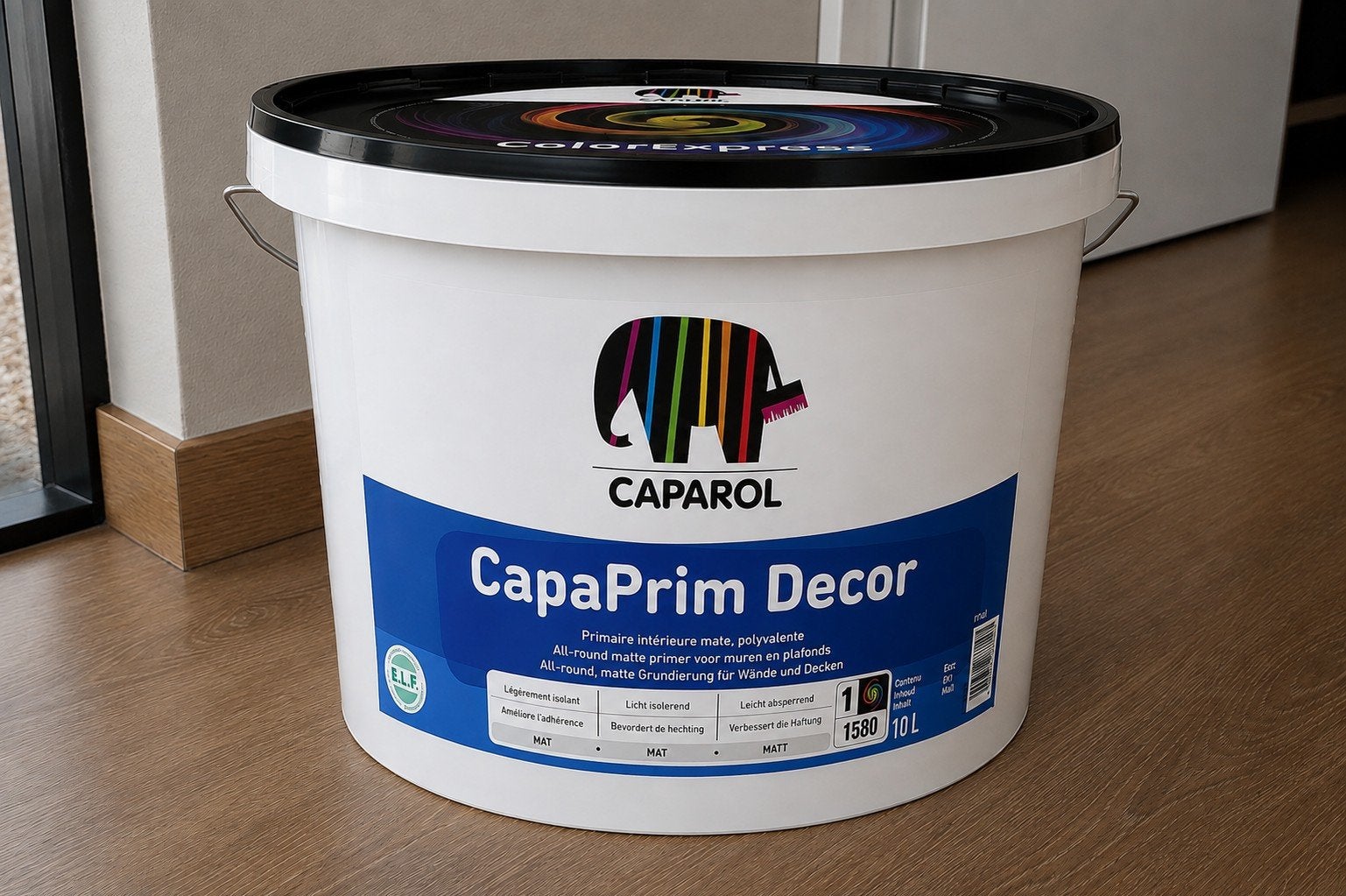 NIEUW & ONGEOPEND | Caparol CapaPrim (Primer) Decor 10L, Doe-het-zelf en Bouw, Ophalen, Nieuw, Wit