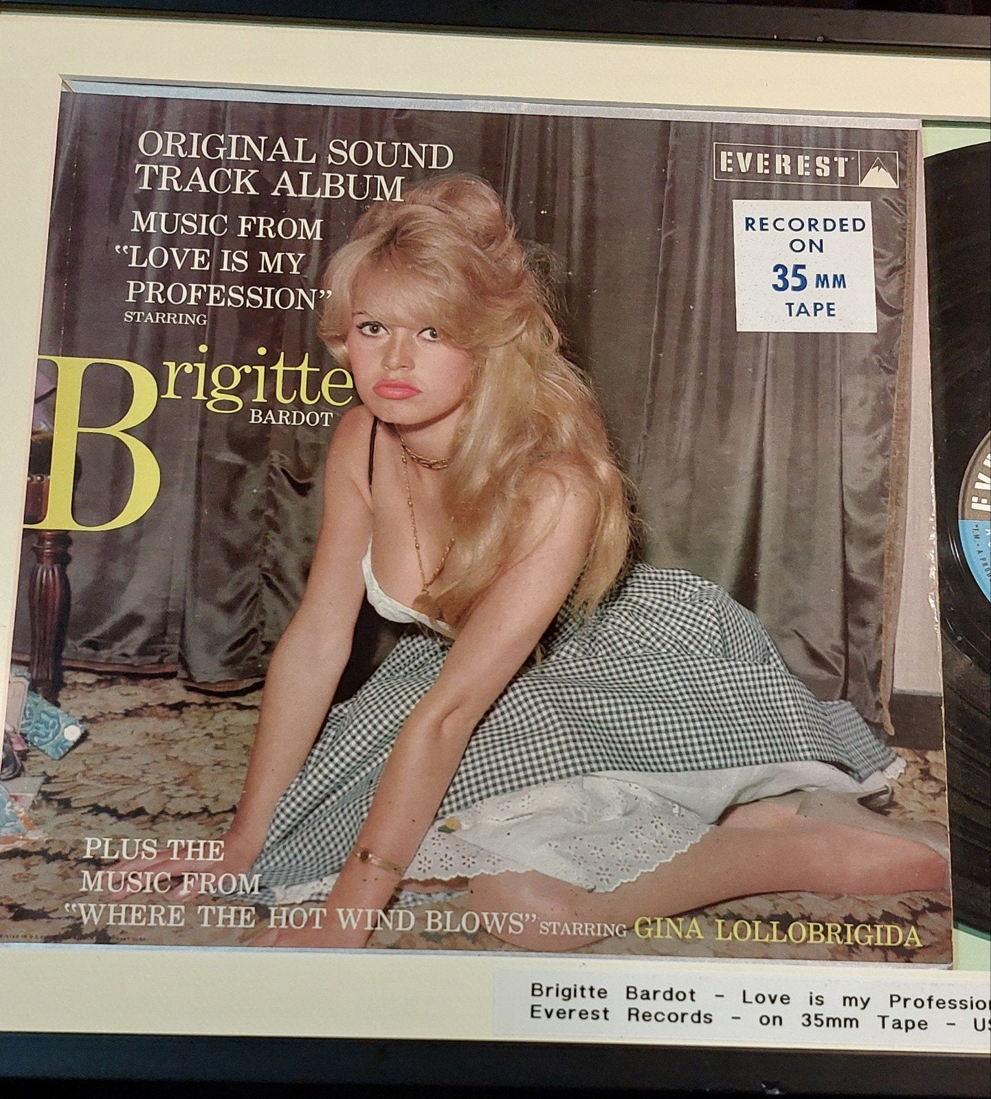 LP Brigitte Bardot 1960 USA, Ophalen, LP