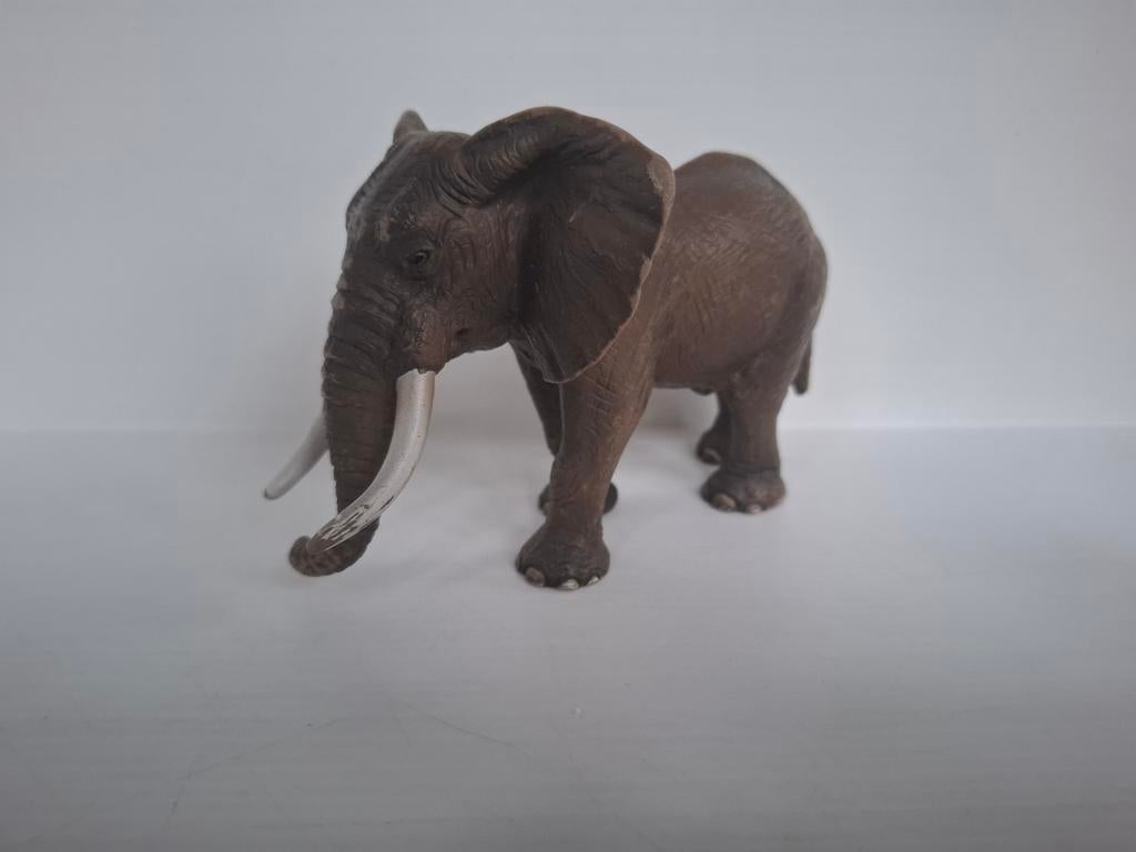 Schleich dier Afrikaanse olifant mannelijk set 14341, Verzamelen, Ophalen of Verzenden, Gebruikt, Wild dier, Beeldje of Figuurtje
