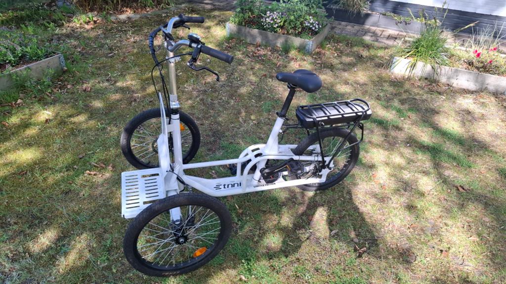 Elektrische 3 wieler met schijfremmen etnnic trike van raam, Fietsen en Brommers, Ophalen, Minder dan 10 versnellingen, Etnnic