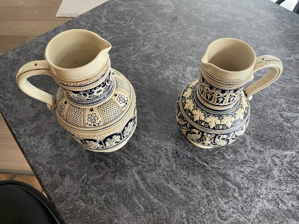 Antieke bierpotten, Ophalen