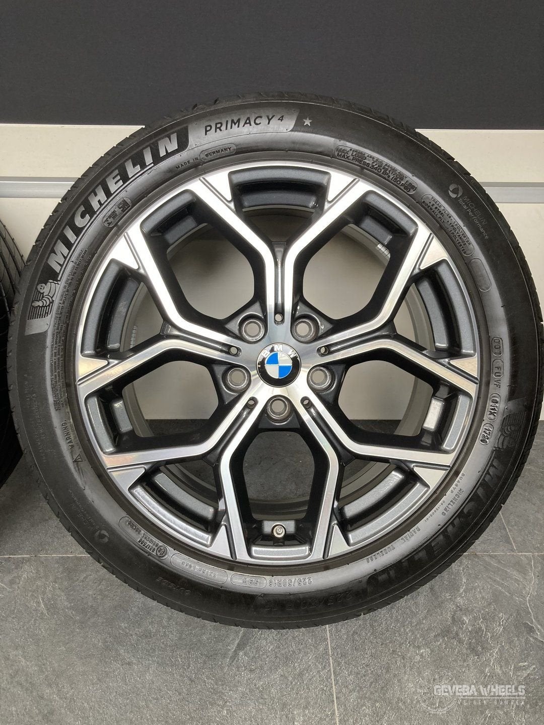 18” originele BMW X1 F48 / X2 F39 velgen + banden 579 5x112, Pneus et Jantes, Véhicule de tourisme, Pneus été, -