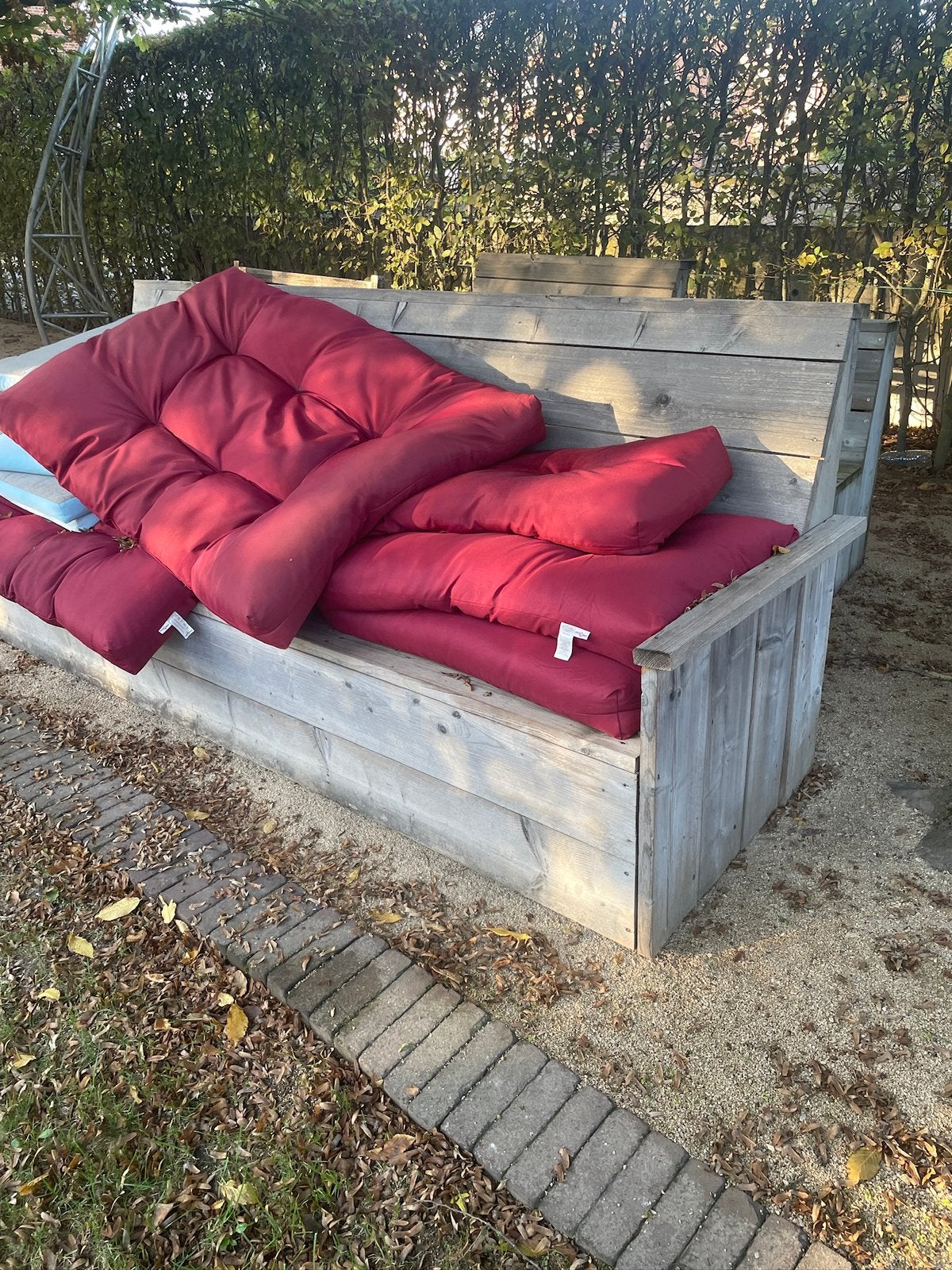 Gratis af te halen tuin lounge, Enlèvement, Utilisé, Bois
