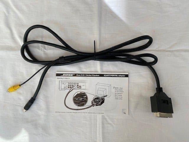 Scart / peritel adapter voor Bose 3 2 1 Series II System, TV, Hi-fi & Vidéo, Ensembles home-cinéma, Enlèvement ou Envoi, Utilisé