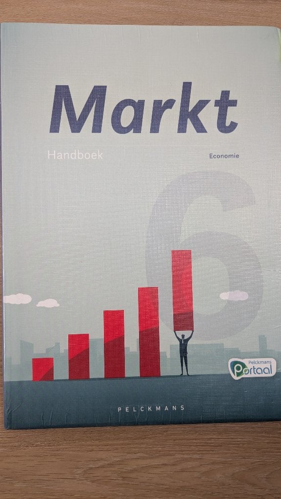 Schoolboek Markt 6 Economie, Livres, Enlèvement ou Envoi, Comme neuf, Secondaire, Édition Plantyn