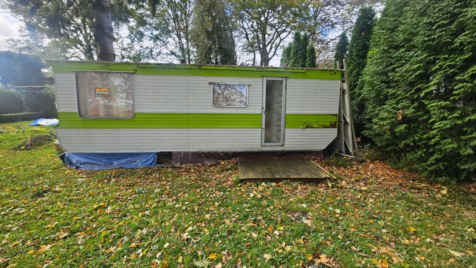 caravane résidentiel, Enlèvement