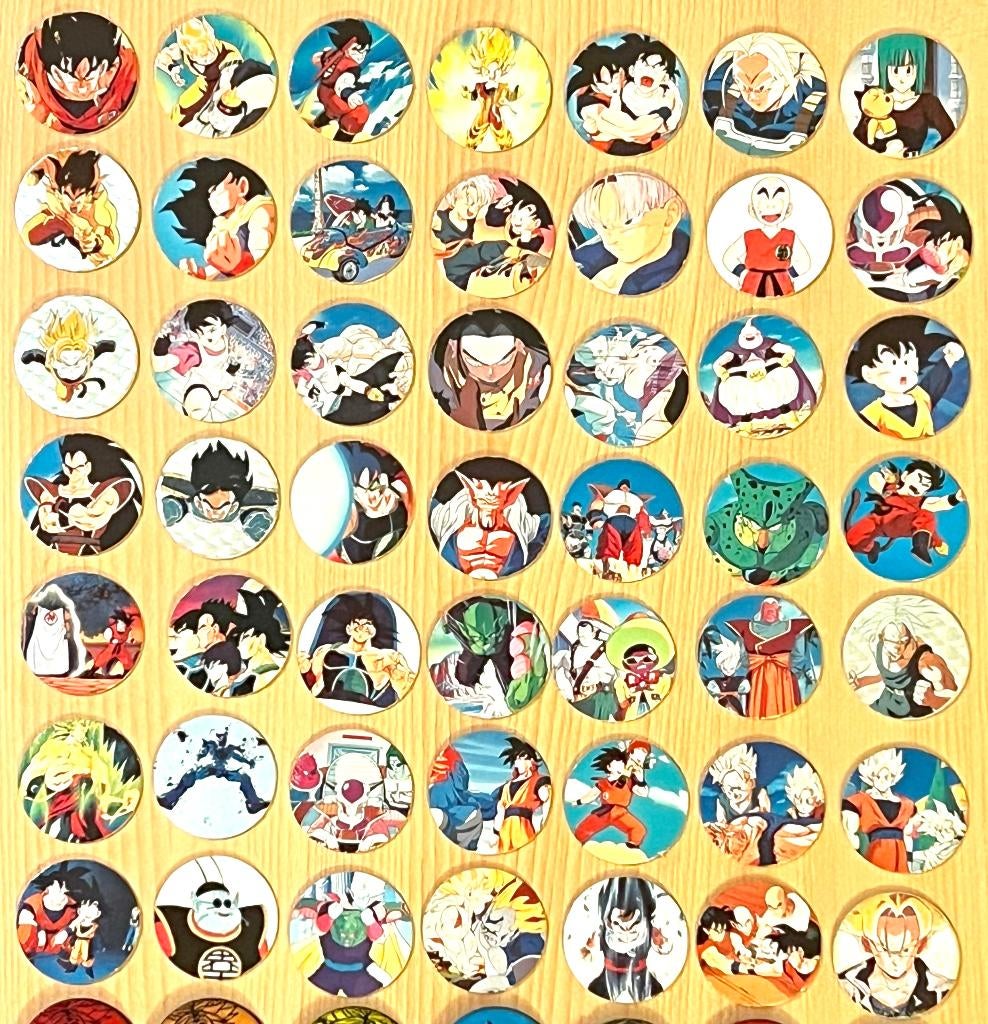Lot de 49 Caps / Pog Dragon Ball Z, Verzamelen, Flippo's, Verzameling, Ophalen of Verzenden