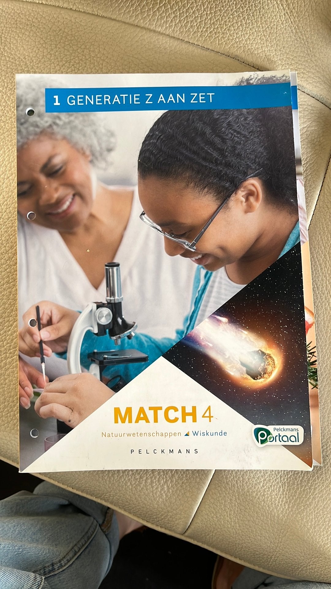 Match 4 boek 1 Natuurwetenschappen - Wiskunde, Ophalen of Verzenden, Zo goed als nieuw