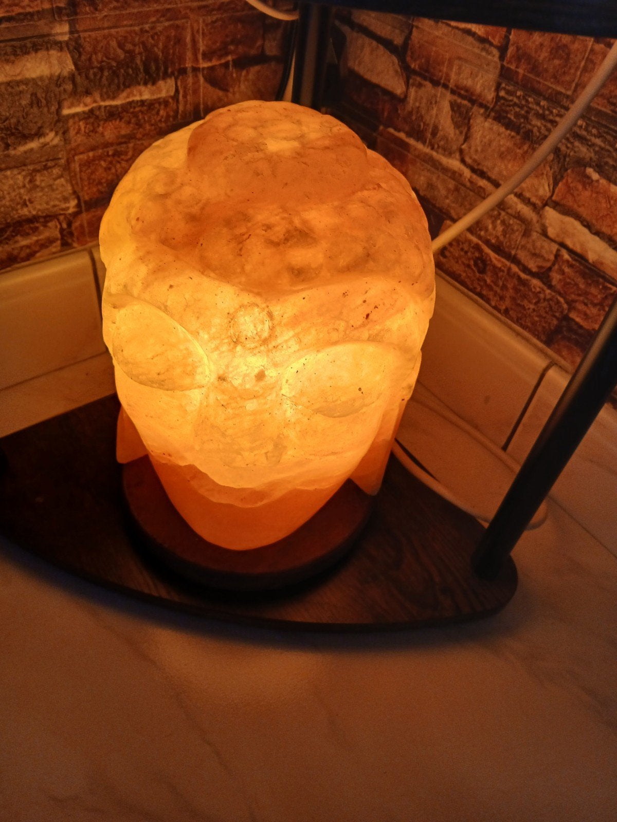 Nieuw boedha zoutlamp, Ophalen