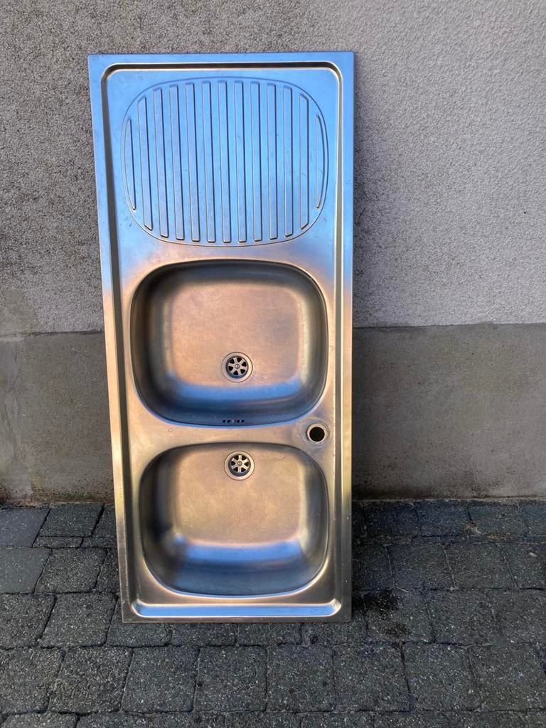 Spoelbakken, Huis en Inrichting, Keuken | Keukenelementen, Ophalen, Gebruikt, 100 tot 150 cm, 50 tot 100 cm