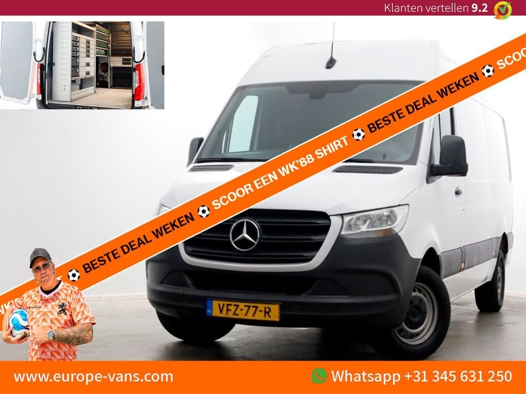Mercedes-Benz Sprinter 311 CDI 115pk E6 RWD L2H2 7G Automaat, Auto's, Automaat, Wit, Bedrijf, Diesel