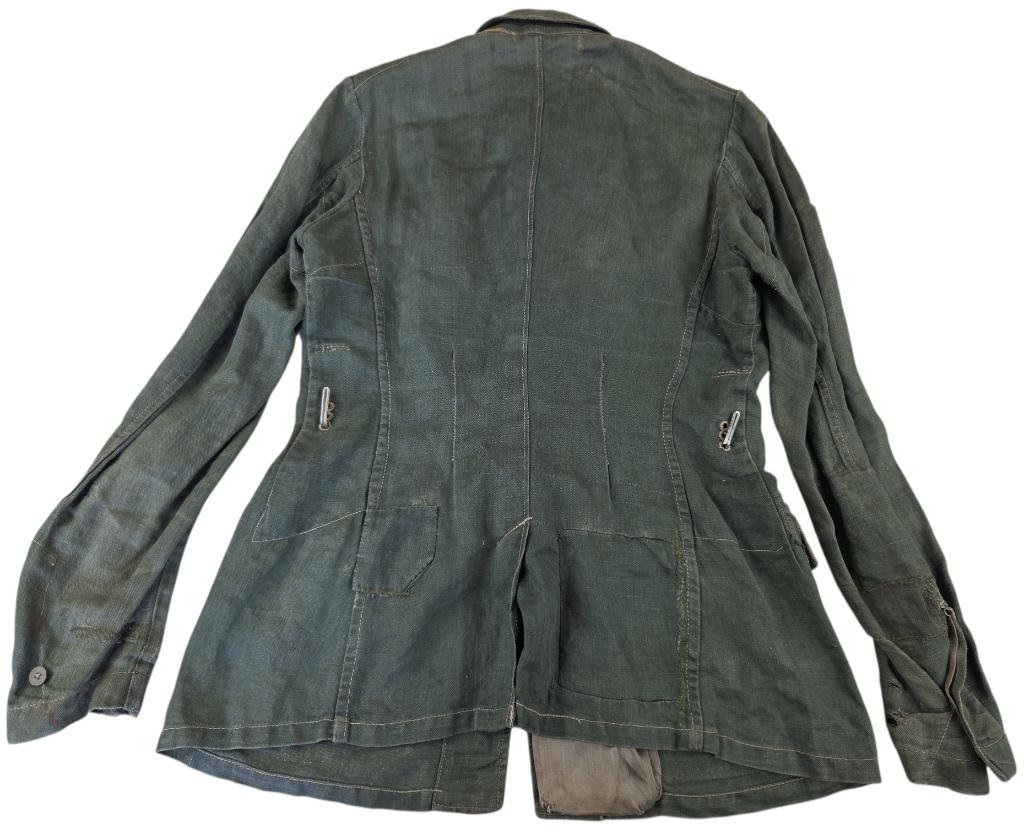 une veste d'uniforme Wehrmacht M43 Drillich, Enlèvement ou Envoi