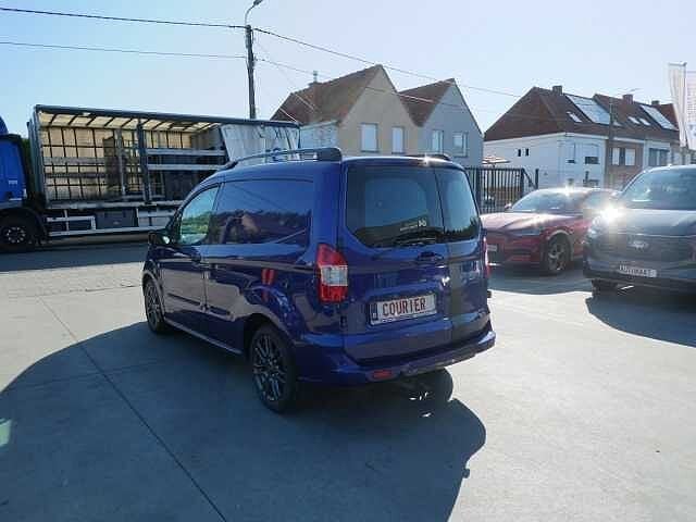 Ford Transit Courier SPORT 1.0 i benzine 125pk Lichte, Auto's, Monovolume, Euro 6, Parkeersensor, Blauw