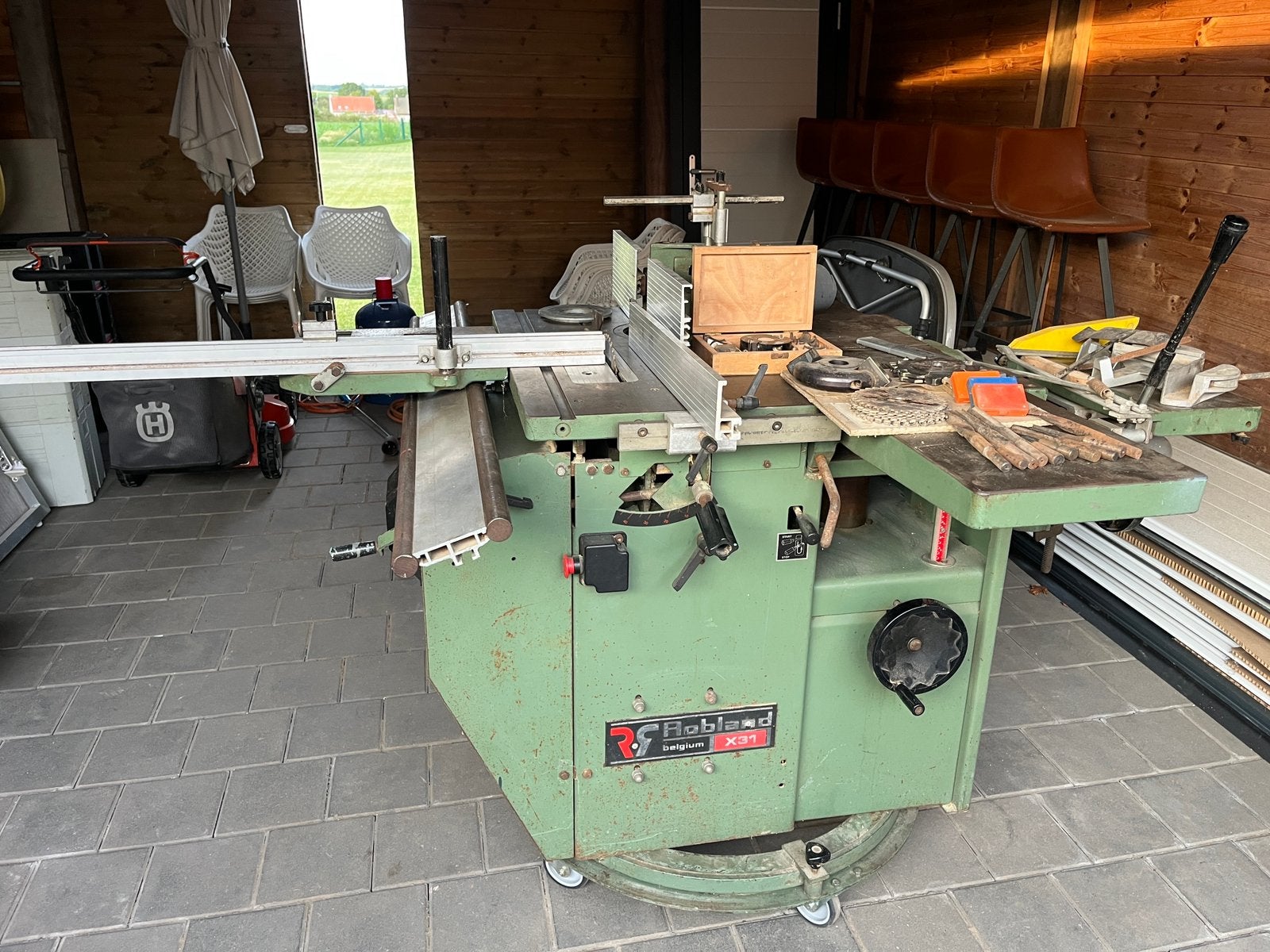 Combine Robland X31, Ophalen