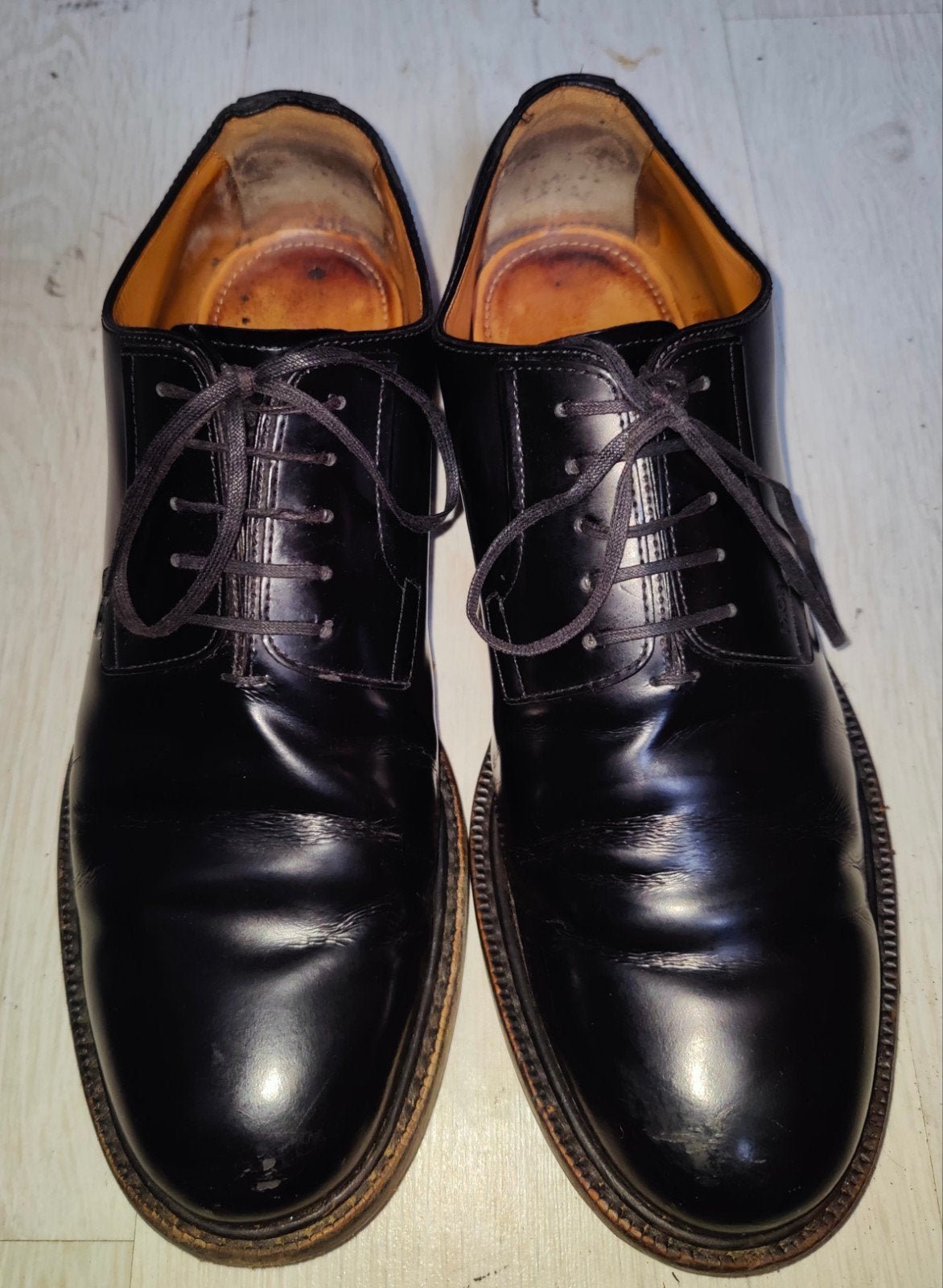 Derbies Christian Dior en cuir noir – Taille 42 – Authentiqu, Noir
