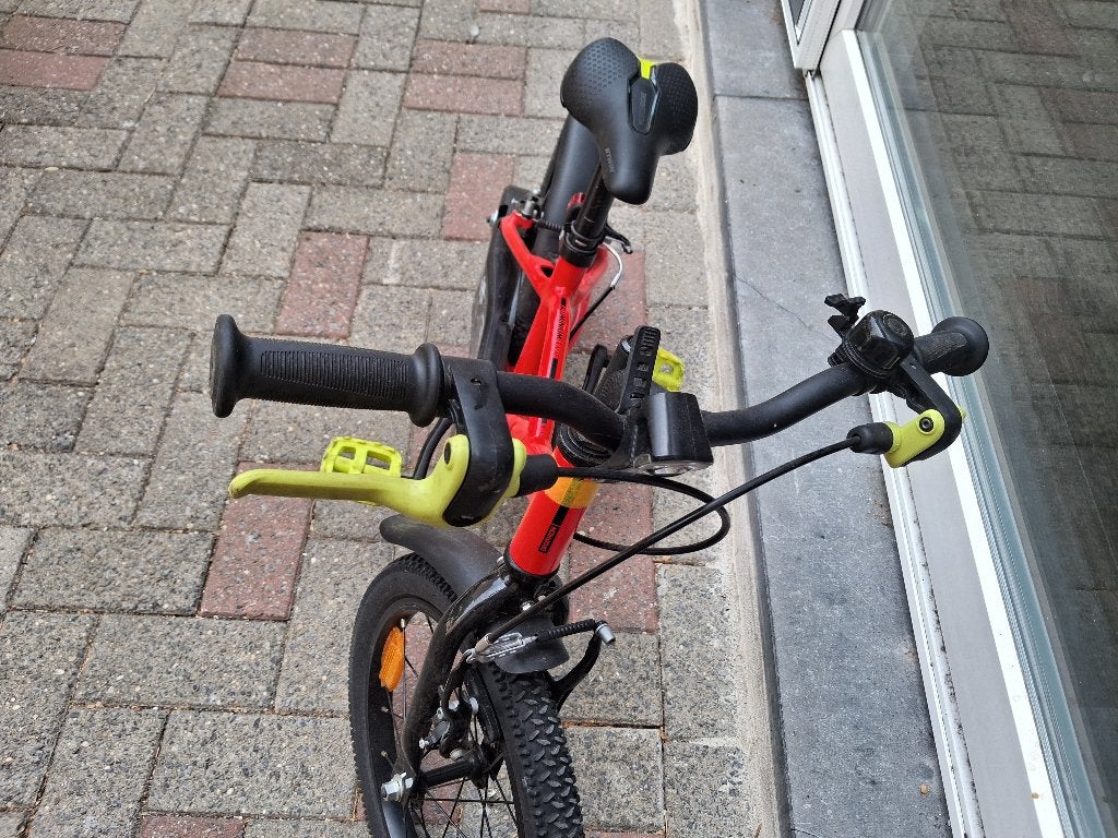 Kinderfiets, Fietsen en Brommers, Fietsen | Kinderfietsjes, Ophalen, Gebruikt, Schijfrem, 16 tot 20 inch