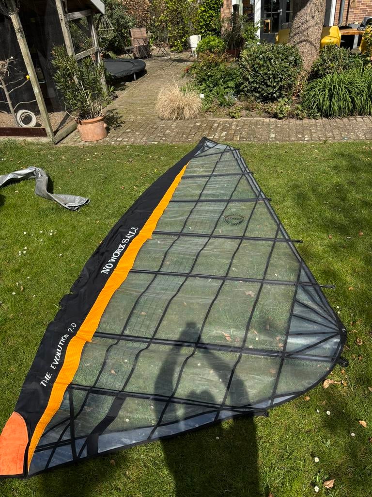 Windsurfzeil, Watersport en Boten, Windsurfen, Gebruikt, Zeil, Ophalen