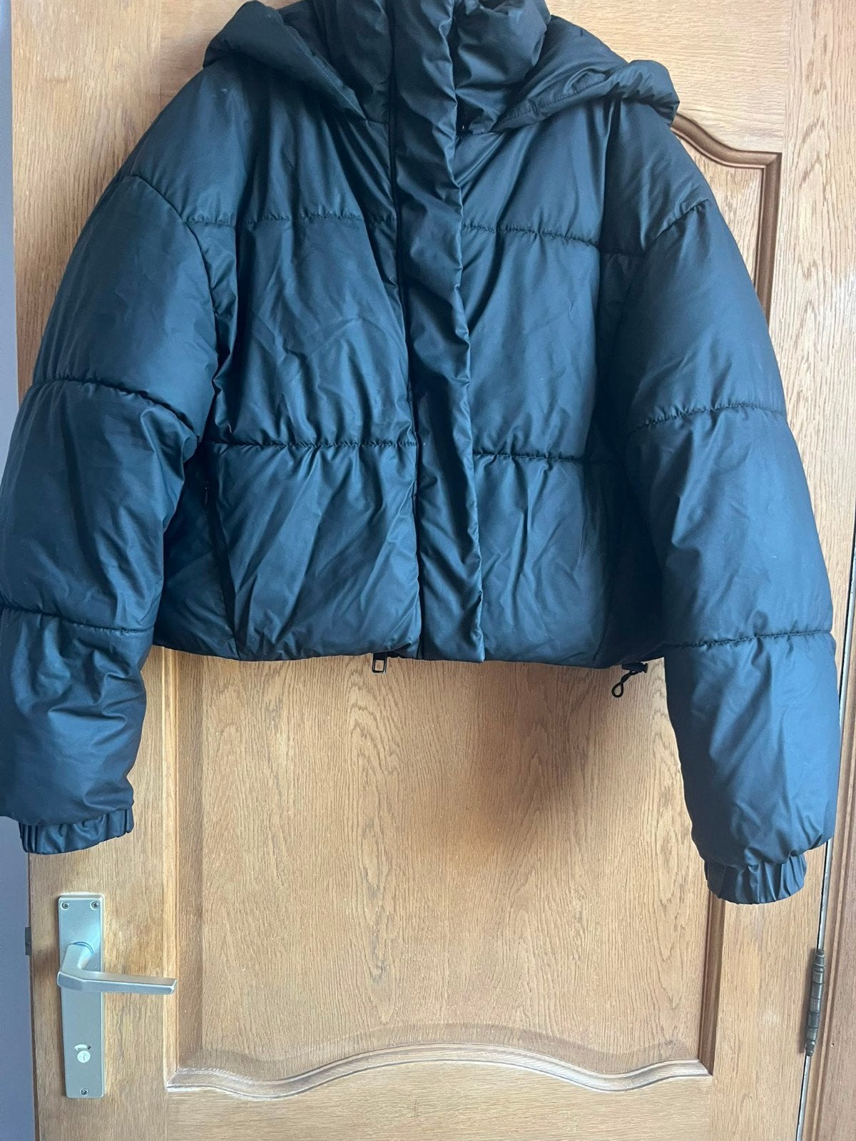 Puffer jacket zara, Zara, Ophalen, Gedragen, Zwart