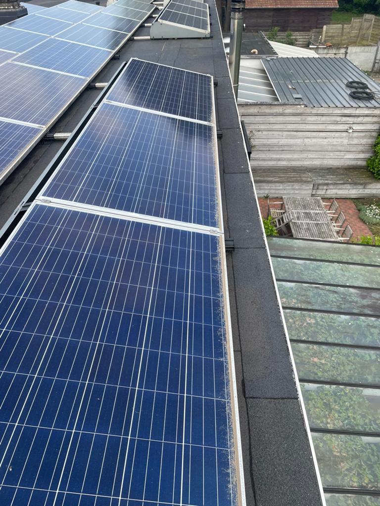 Zonnepanelen installatie 9350 wp sma omvormer en onderstel, Ophalen, Gebruikt, Compleet systeem, 200 wattpiek of meer