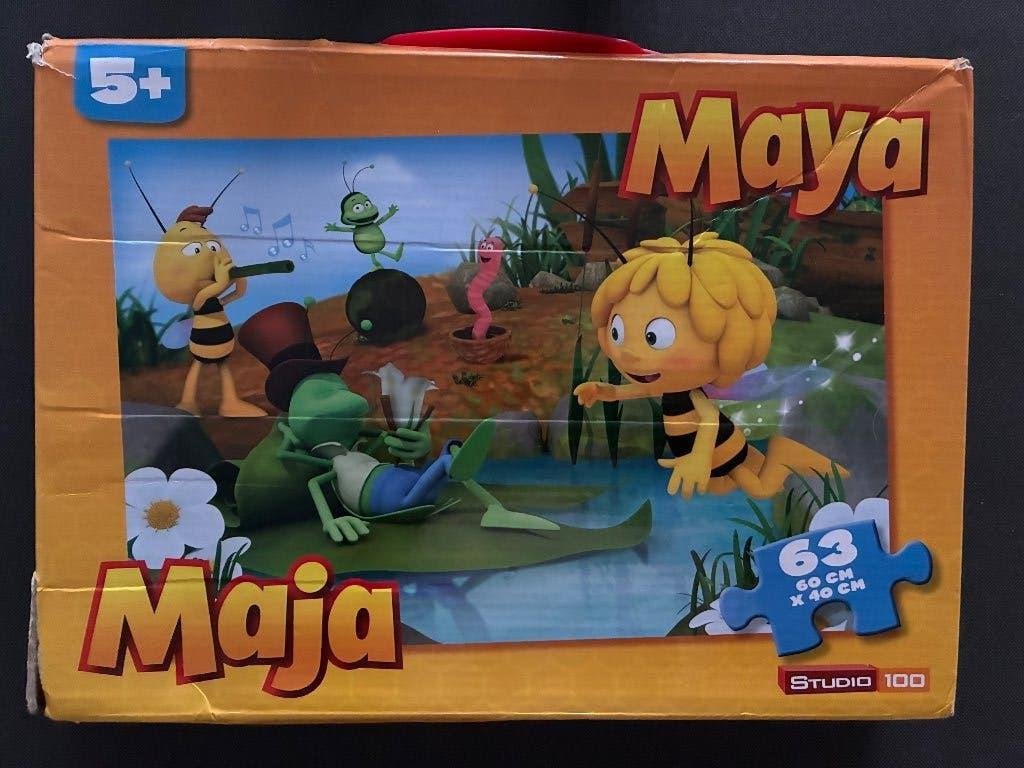 Maya puzzel, Kinderen en Baby's, Ophalen of Verzenden, Meer dan 50 stukjes, Zo goed als nieuw, 4 tot 6 jaar