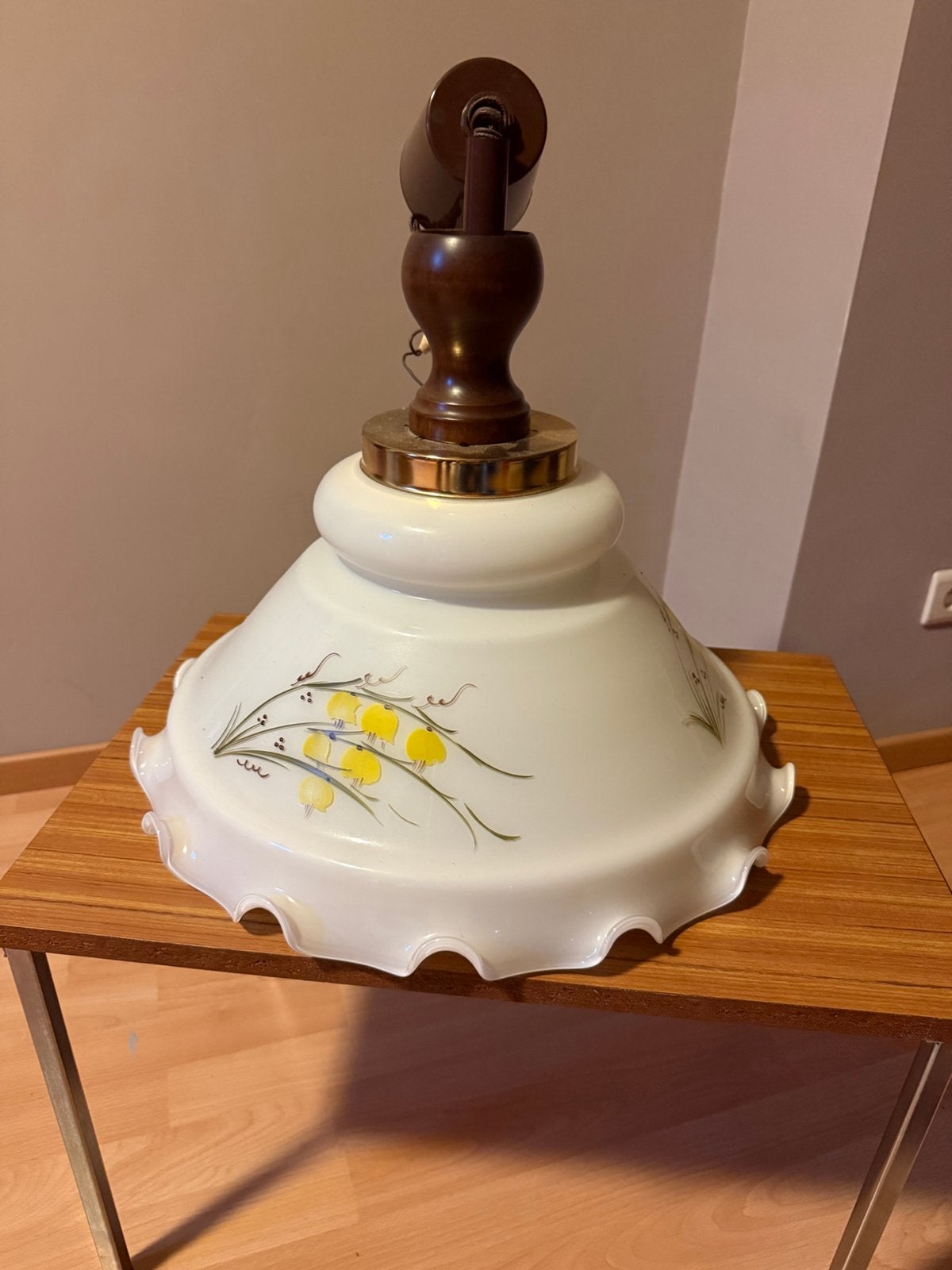 Uittrekbare luchter in glas, Antiek en Kunst, Ophalen