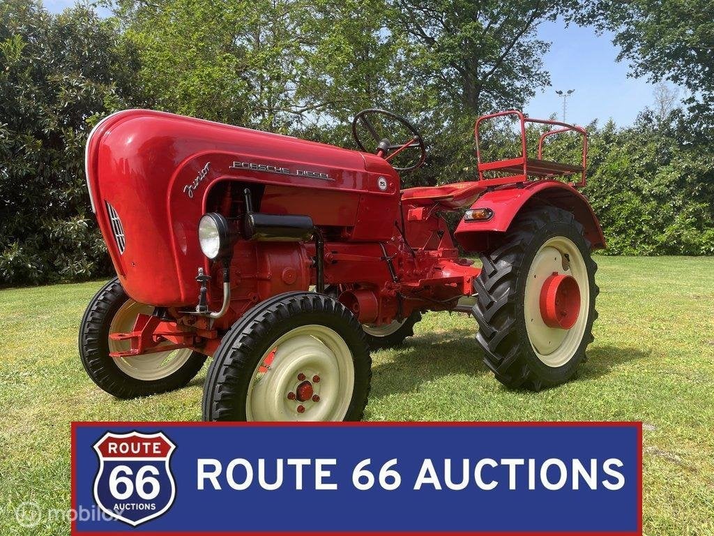 Porsche-Diesel Junior 108 | 1959 | Route 66 Auctions, Auto's, Zwart, Bedrijf, Overige carrosserie, Porsche