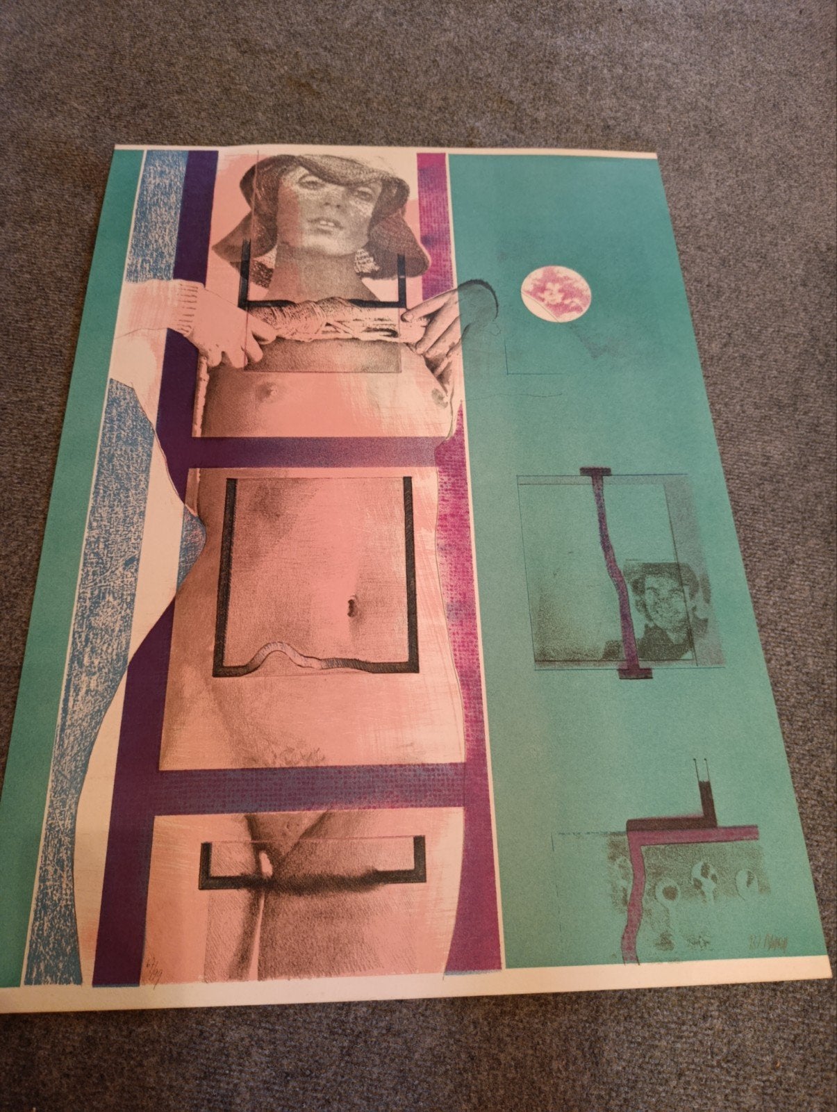 Litho Paul mara, Antiquités & Art, Art | Lithographies & Sérigraphies, Numéroté, Enlèvement