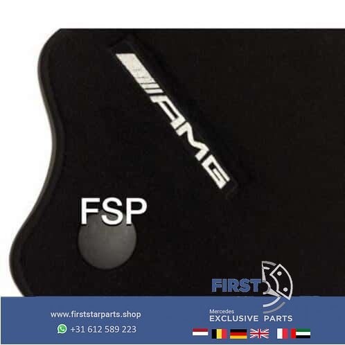 AMG vloermatten set 4 W176 A W246 B W117 CLA W156 GLA Klasse, Gebruikt, -, -, Ophalen of Verzenden