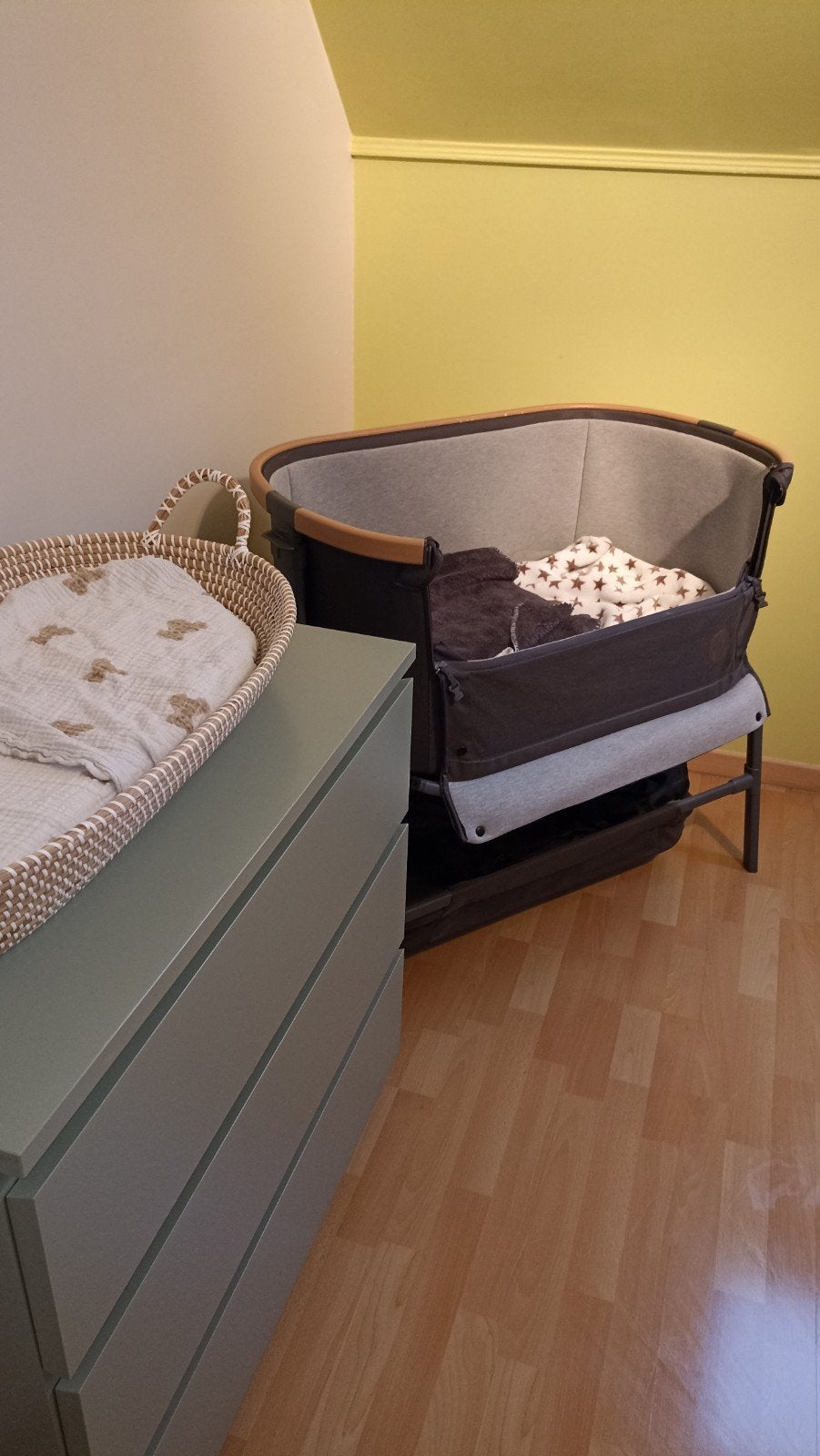Co-sleeper + verschoonmand xl, Ophalen