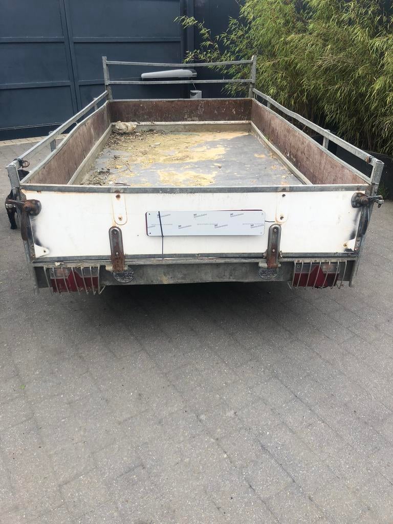 Aanhangwagen 3 meter 750kg, Ophalen, Gebruikt