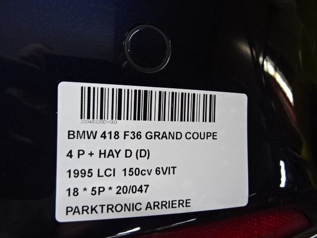 CAPTEUR AIDE AU STATIONNEMENT BMW 4 serie Gran Coupe (F36), Utilisé, BMW, Petuelring 130
80809  München, DE, Bayerische Motoren Werke AG