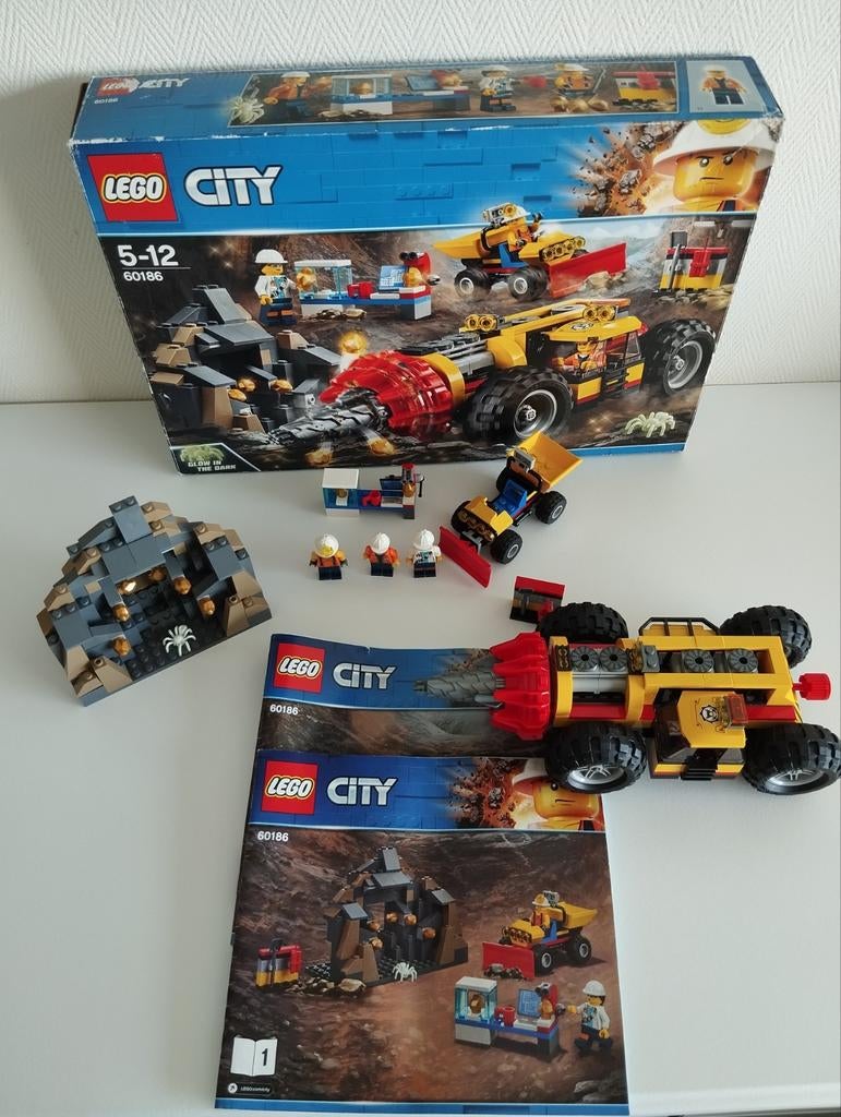 Lego city 60186, 100% compleet, Ophalen