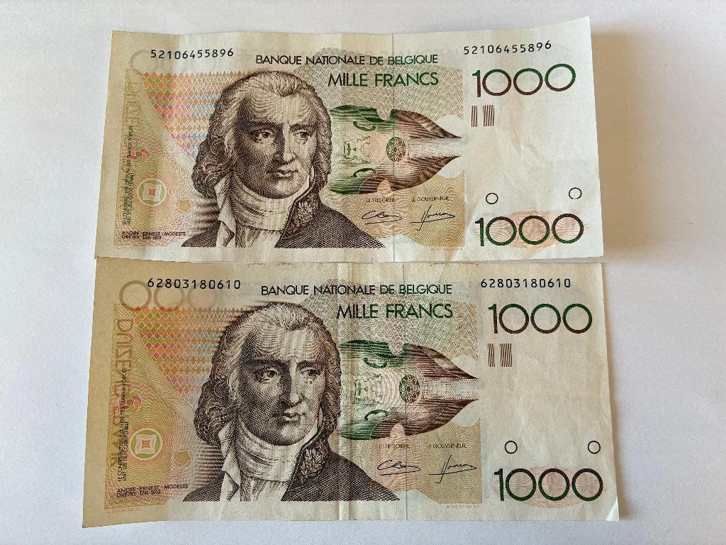 biljet, Postzegels en Munten, Ophalen of Verzenden, Setje