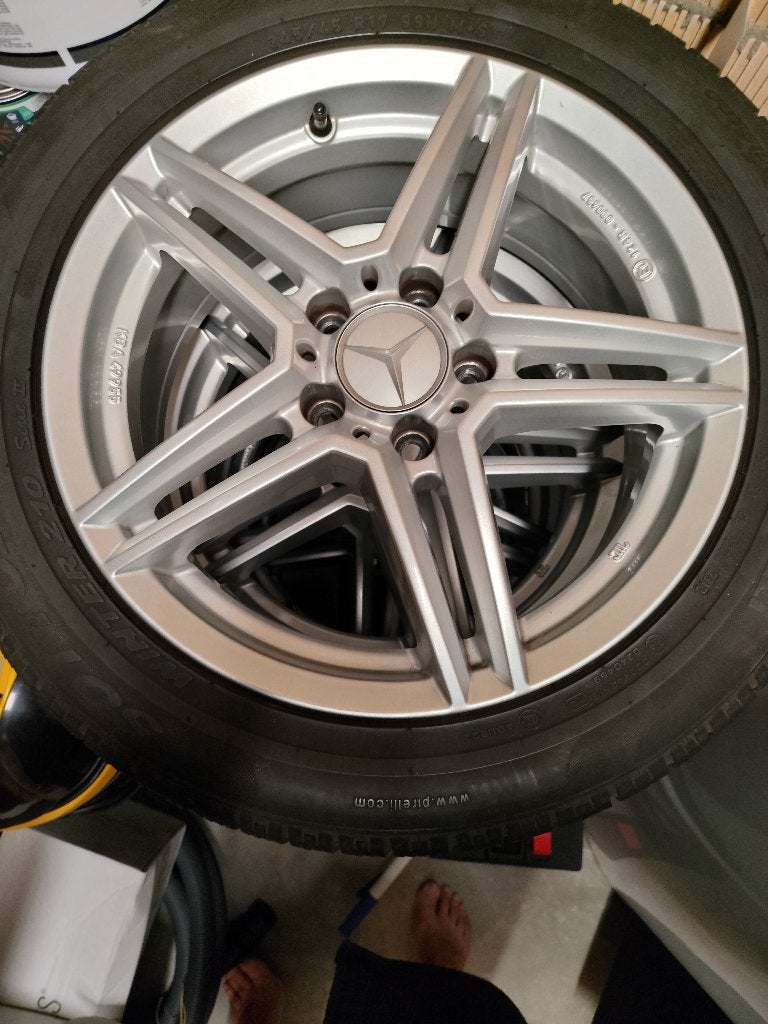 Velgen en banden Mercedes 17 duim, Ophalen, Overige, Banden en Velgen, Nieuw