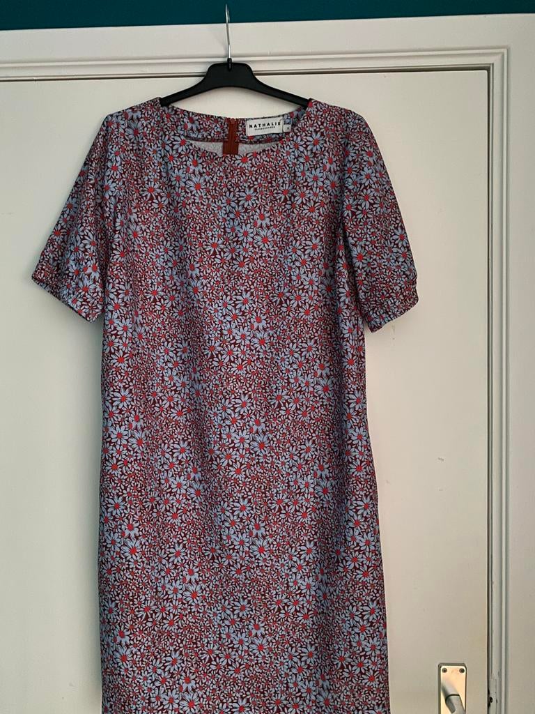 Nathalie Vleeschouwer zomerjurk M, Ophalen of Verzenden, Zo goed als nieuw, Maat 38/40 (M), Blauw