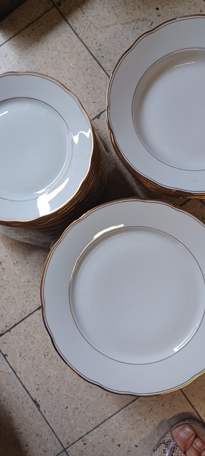 servies, Ophalen