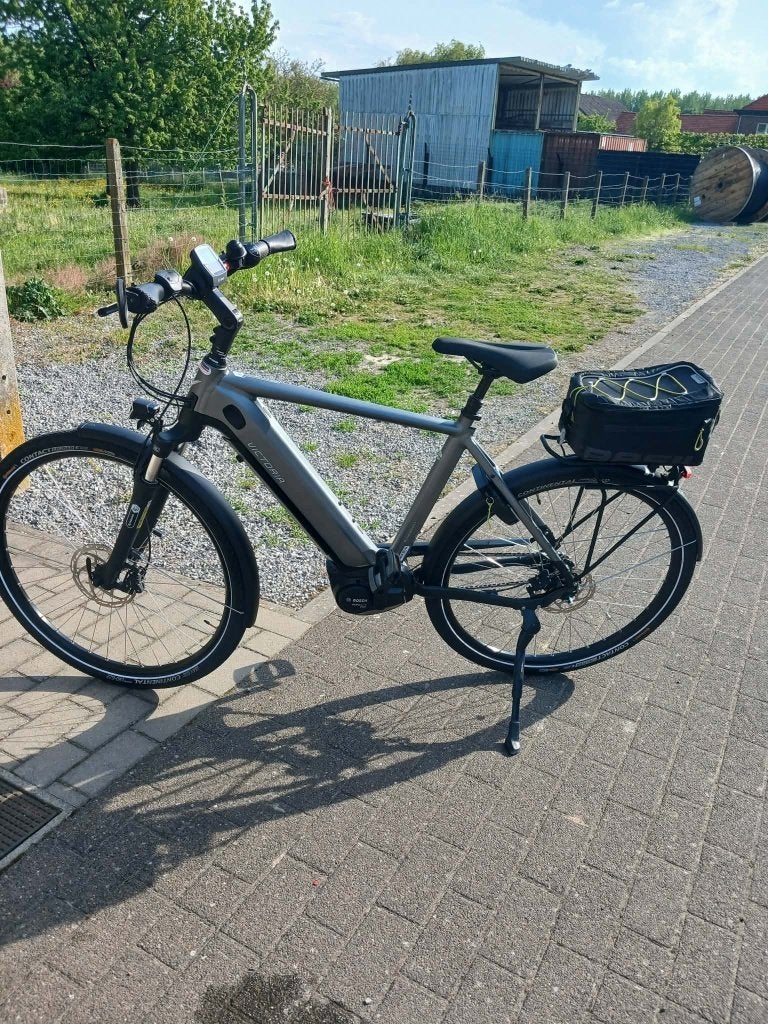 Elektrische herenfiets, Fietsen en Brommers, Elektrische fietsen, Ophalen, Zo goed als nieuw, Overige merken