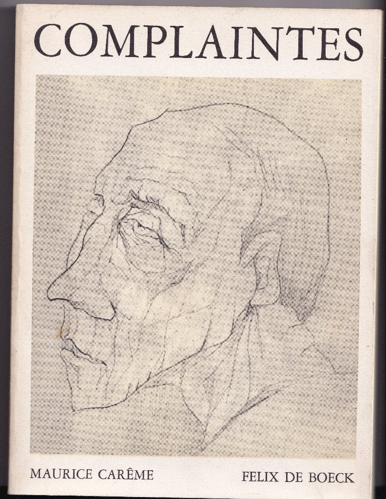 Maurice Carème Felix De Boeck Complaintes Paris 1975, Enlèvement ou Envoi