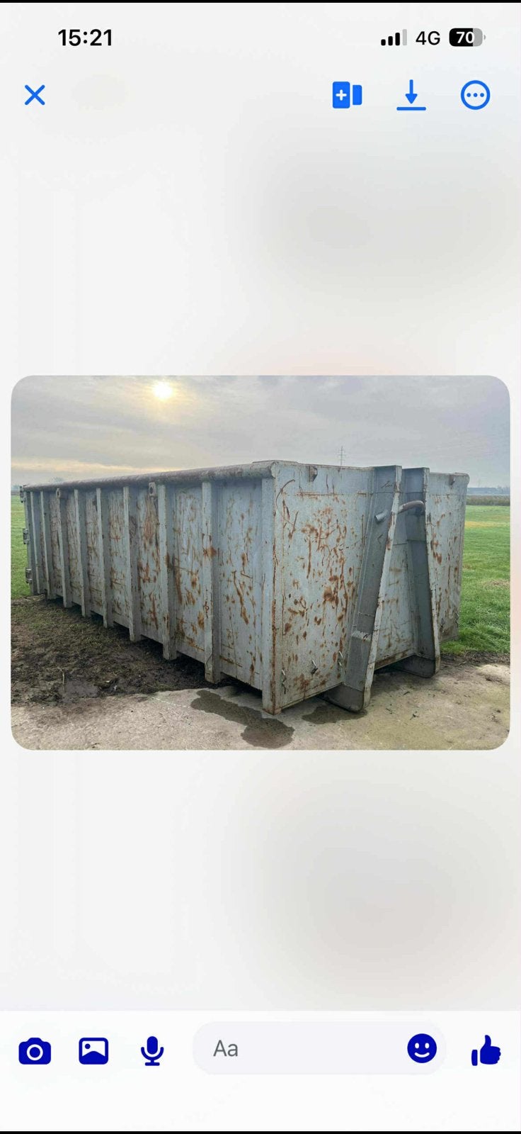 Container te huur, Enlèvement ou Envoi, Comme neuf
