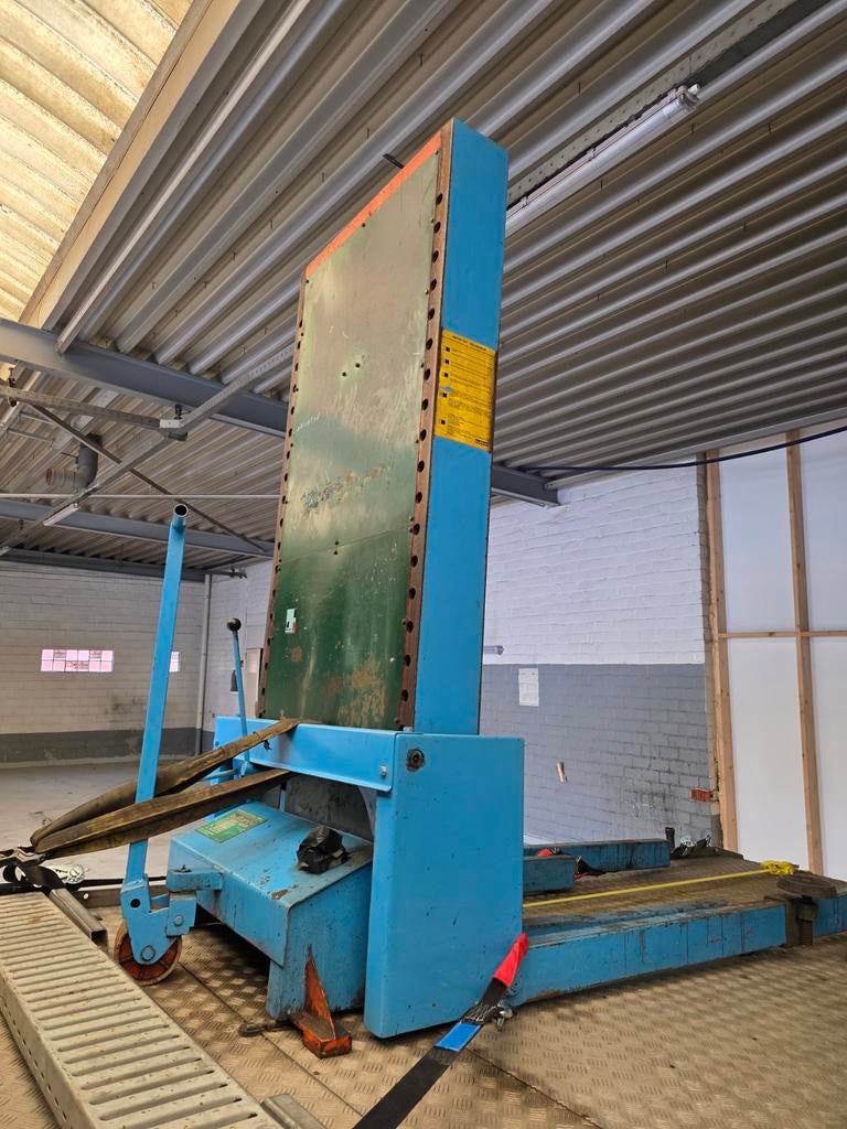 Mobiele 1 koloms hefbrug, Ophalen, Gebruikt
