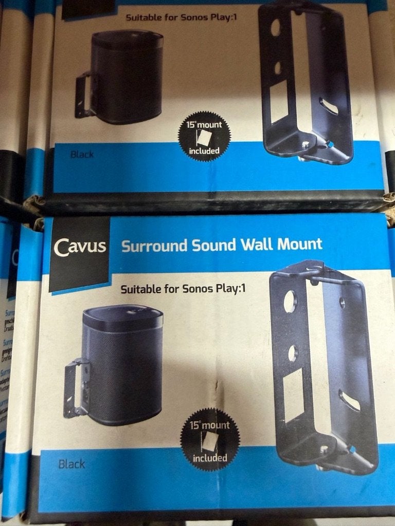 Support mural Cavus Surround Sound Sonos Play 1, Enlèvement ou Envoi, Neuf, Autres types, Sorento