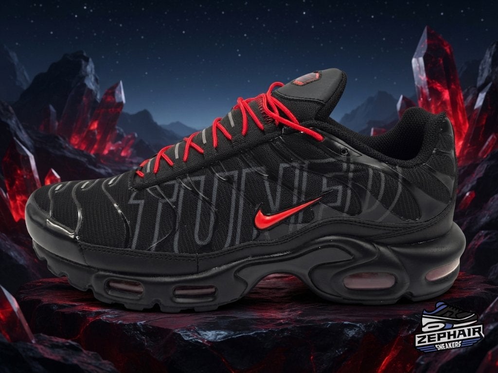 Nike Air Max Plus TN 'Black/University Red' EU44.5 2025, Enlèvement ou Envoi, Nike, Comme neuf, Baskets