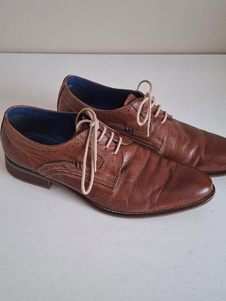 Bruine herenschoenen Klondike Maat 45, Vêtements | Hommes, Chaussures à lacets, Comme neuf, Brun, Klondike