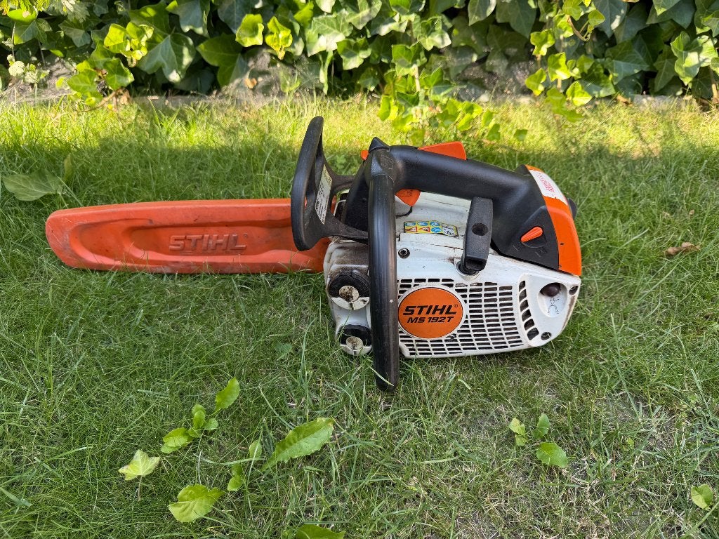 Stihl MS 192 T boomzaag, Tuin en Terras, Ophalen, Gebruikt, Boomzaag