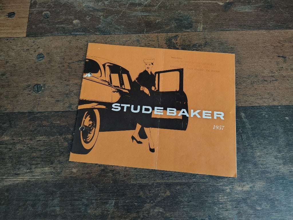 Folder: Studebaker Champion/ Silver Hawk (1957), Boeken, Auto's | Folders en Tijdschriften, Verzenden