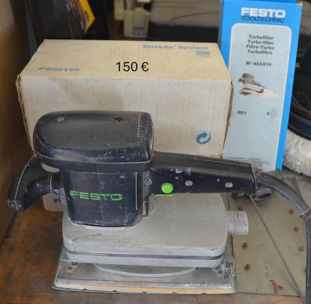 Professionele schuurmachines Festo, Ophalen, Gebruikt, Vlakschuurmachine