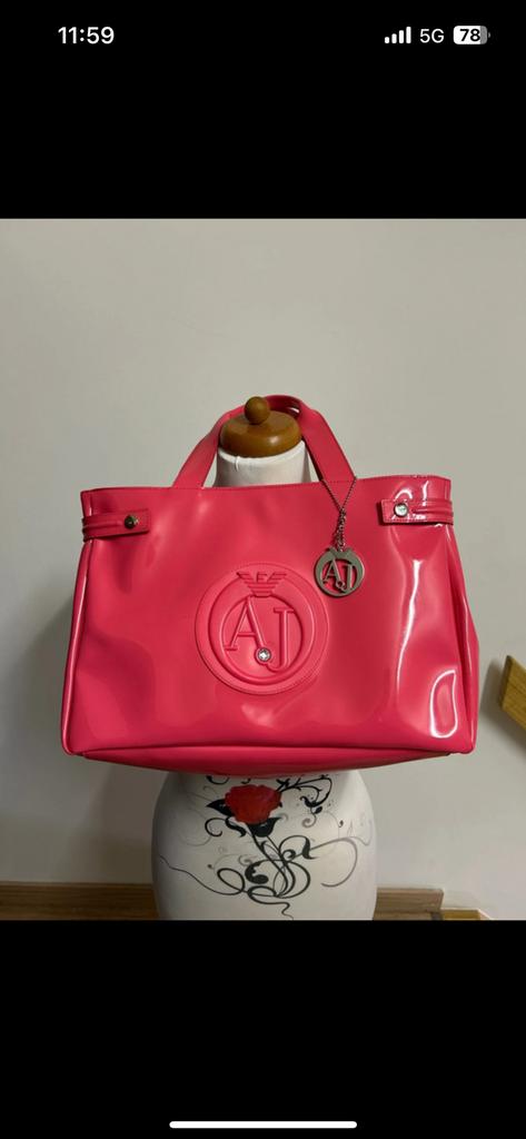 Armani jeans handtas, Handtassen en Accessoires, Tassen | Damestassen, Ophalen of Verzenden, Zo goed als nieuw, Handtas